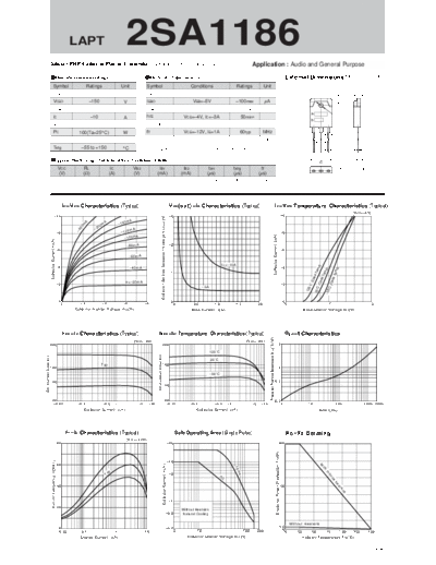 Sanken 2sa1186  . Electronic Components Datasheets Active components Transistors Sanken 2sa1186.pdf