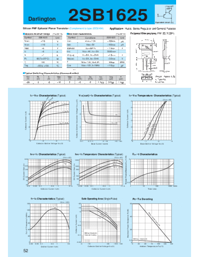 Sanken 2sb1625  . Electronic Components Datasheets Active components Transistors Sanken 2sb1625.pdf