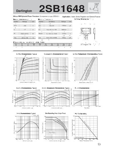 Sanken 2sb1648  . Electronic Components Datasheets Active components Transistors Sanken 2sb1648.pdf