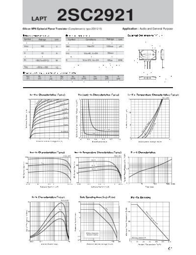 Sanken 2sc2921  . Electronic Components Datasheets Active components Transistors Sanken 2sc2921.pdf