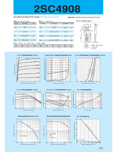 . Electronic Components Datasheets 2sc4908  . Electronic Components Datasheets Active components Transistors Sanken 2sc4908.pdf