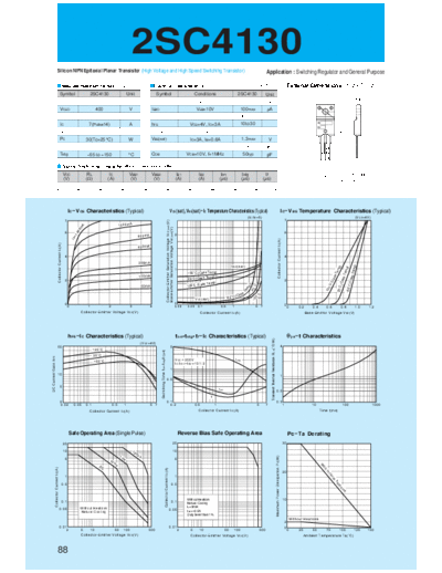 . Electronic Components Datasheets 2sc4130  . Electronic Components Datasheets Active components Transistors Sanken 2sc4130.pdf