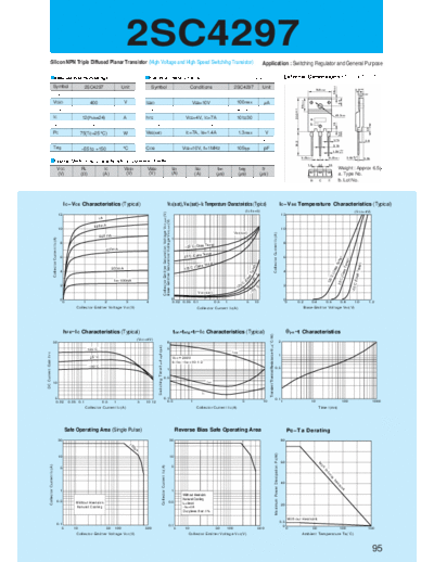 Sanken 2sc4297  . Electronic Components Datasheets Active components Transistors Sanken 2sc4297.pdf