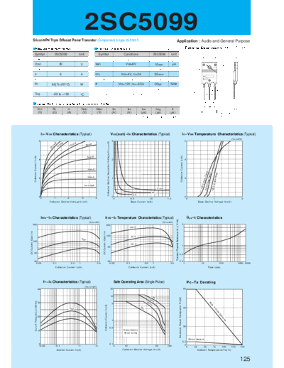 Sanken 2sc5099  . Electronic Components Datasheets Active components Transistors Sanken 2sc5099.pdf