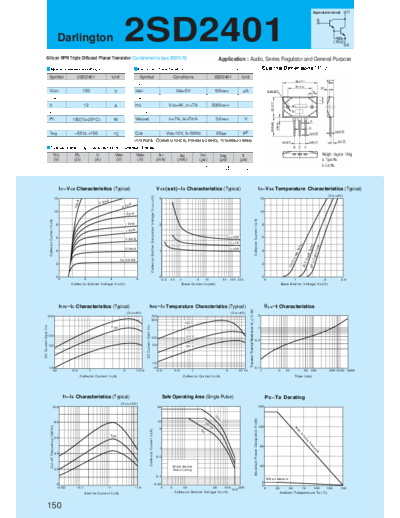 Sanken 2sd2401  . Electronic Components Datasheets Active components Transistors Sanken 2sd2401.pdf