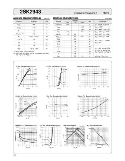 Sanken 2sk2943  . Electronic Components Datasheets Active components Transistors Sanken 2sk2943.pdf