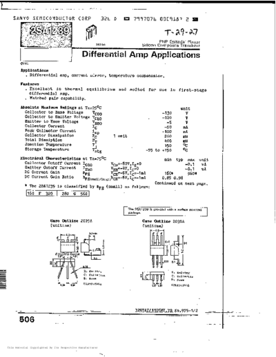 Sanyo 2sa1239  . Electronic Components Datasheets Active components Transistors Sanyo 2sa1239.pdf