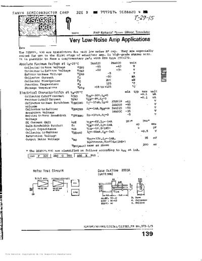 Sanyo 2sa929  . Electronic Components Datasheets Active components Transistors Sanyo 2sa929.pdf