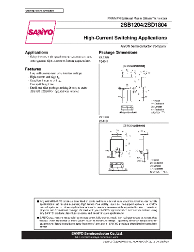 Sanyo 2sb1214  . Electronic Components Datasheets Active components Transistors Sanyo 2sb1214.pdf