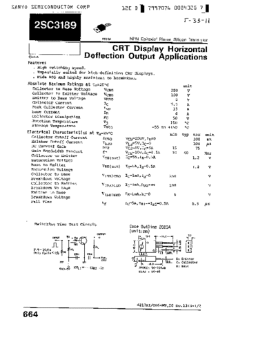 Sanyo 2sc3189  . Electronic Components Datasheets Active components Transistors Sanyo 2sc3189.pdf