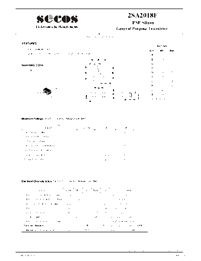 Secos 2sa2018f  . Electronic Components Datasheets Active components Transistors Secos 2sa2018f.pdf