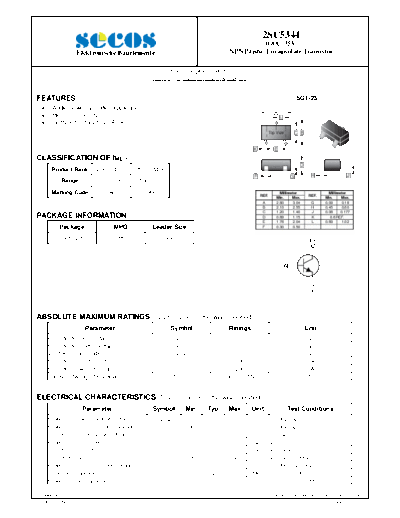 Secos 2sc5344  . Electronic Components Datasheets Active components Transistors Secos 2sc5344.pdf