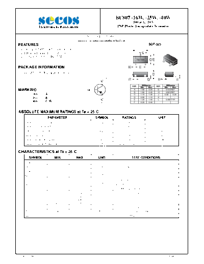 Secos bc807w  . Electronic Components Datasheets Active components Transistors Secos bc807w.pdf