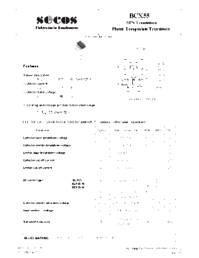 Secos bcx55  . Electronic Components Datasheets Active components Transistors Secos bcx55.pdf