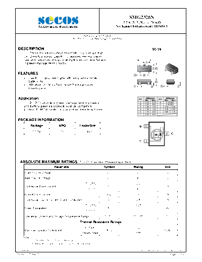 Secos smg2326n  . Electronic Components Datasheets Active components Transistors Secos smg2326n.pdf