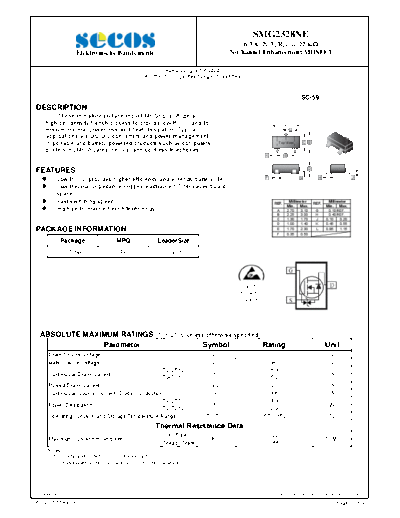 Secos smg2328ne  . Electronic Components Datasheets Active components Transistors Secos smg2328ne.pdf