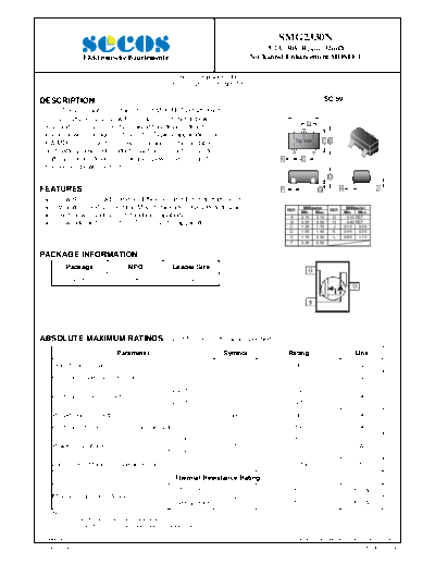 Secos smg2330n  . Electronic Components Datasheets Active components Transistors Secos smg2330n.pdf