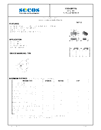 Secos sms4003k  . Electronic Components Datasheets Active components Transistors Secos sms4003k.pdf