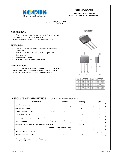 Secos sid20n06-90i  . Electronic Components Datasheets Active components Transistors Secos sid20n06-90i.pdf