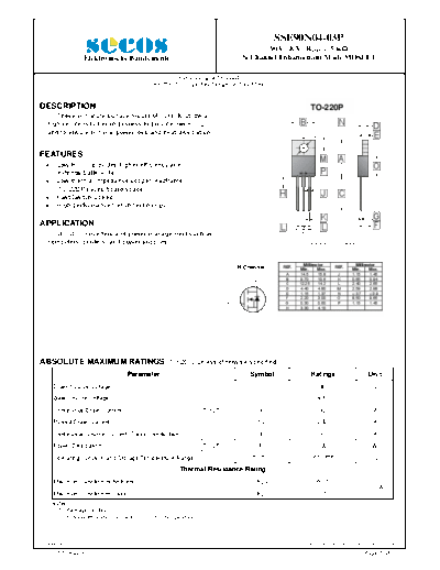 Secos sse90n04-03p  . Electronic Components Datasheets Active components Transistors Secos sse90n04-03p.pdf