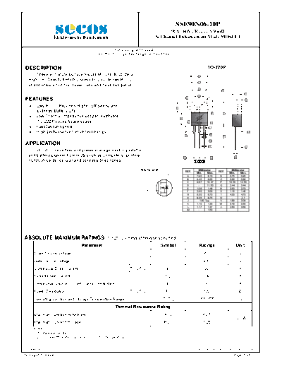 Secos sse90n06-10p  . Electronic Components Datasheets Active components Transistors Secos sse90n06-10p.pdf