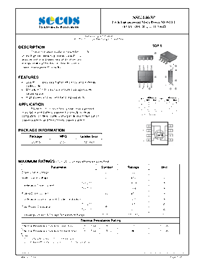 Secos ssg4463p  . Electronic Components Datasheets Active components Transistors Secos ssg4463p.pdf