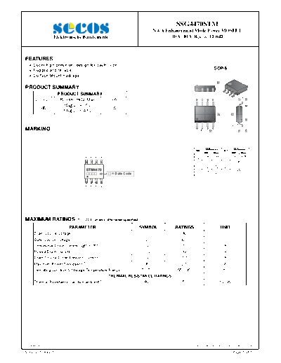 Secos ssg4470stm  . Electronic Components Datasheets Active components Transistors Secos ssg4470stm.pdf