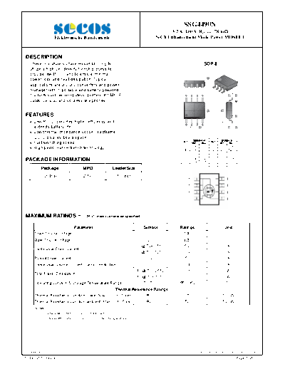 Secos ssg4490n  . Electronic Components Datasheets Active components Transistors Secos ssg4490n.pdf