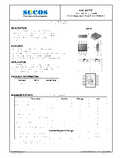Secos ssg4407p  . Electronic Components Datasheets Active components Transistors Secos ssg4407p.pdf