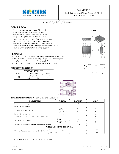 . Electronic Components Datasheets ssg4935p  . Electronic Components Datasheets Active components Transistors Secos ssg4935p.pdf