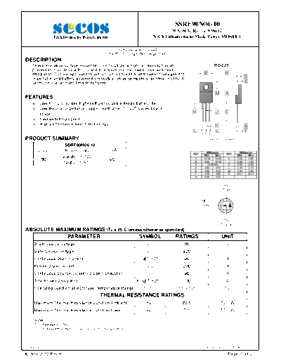 Secos ssrf90n06-10  . Electronic Components Datasheets Active components Transistors Secos ssrf90n06-10.pdf