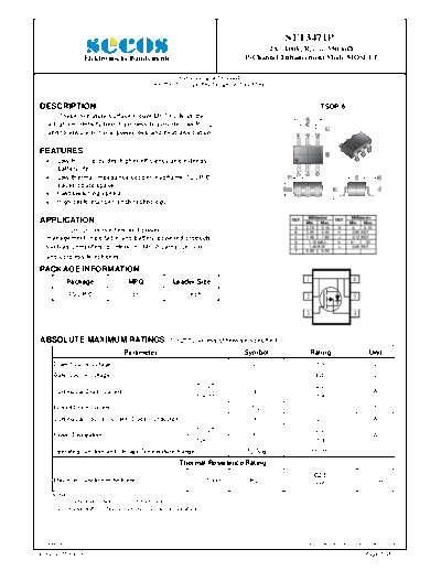 . Electronic Components Datasheets stt3471p  . Electronic Components Datasheets Active components Transistors Secos stt3471p.pdf