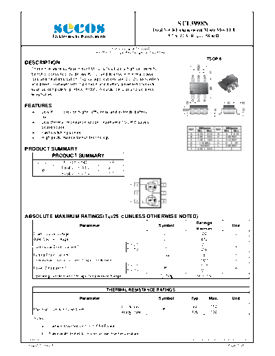 Secos stt3998n  . Electronic Components Datasheets Active components Transistors Secos stt3998n.pdf