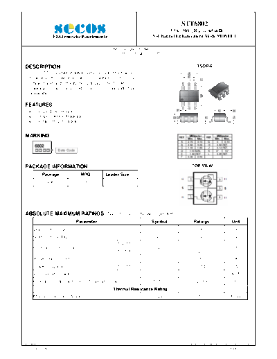 Secos stt6802  . Electronic Components Datasheets Active components Transistors Secos stt6802.pdf