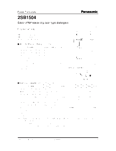 . Electronic Components Datasheets 2sb1504  . Electronic Components Datasheets Active components Transistors Panasonic 2sb1504.pdf