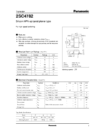 Panasonic 2sc4782 e  . Electronic Components Datasheets Active components Transistors Panasonic 2sc4782_e.pdf