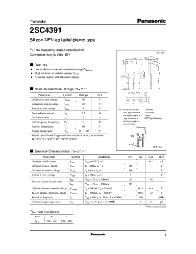 Panasonic 2sc4391 e  . Electronic Components Datasheets Active components Transistors Panasonic 2sc4391_e.pdf