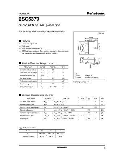 Panasonic 2sc5379 e  . Electronic Components Datasheets Active components Transistors Panasonic 2sc5379_e.pdf