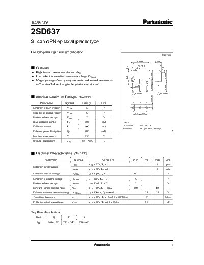 Panasonic 2sd637 e  . Electronic Components Datasheets Active components Transistors Panasonic 2sd637_e.pdf