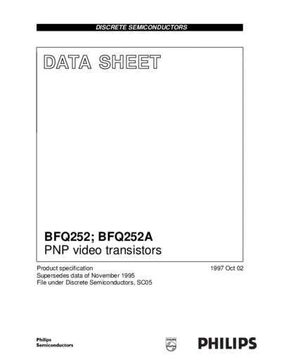 Philips bfq252 bfq252a 2  . Electronic Components Datasheets Active components Transistors Philips bfq252_bfq252a_2.pdf