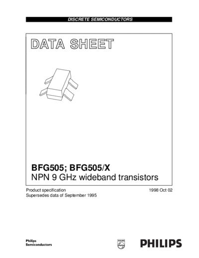 Philips bfg505 bfg505x 3  . Electronic Components Datasheets Active components Transistors Philips bfg505_bfg505x_3.pdf