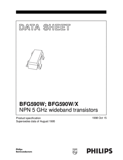 Philips bfg590w bfg590wx 3  . Electronic Components Datasheets Active components Transistors Philips bfg590w_bfg590wx_3.pdf