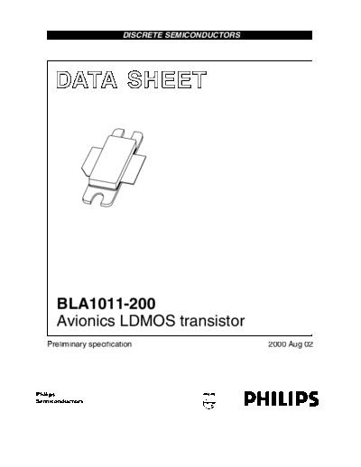 Philips bla1011-200 n 1  . Electronic Components Datasheets Active components Transistors Philips bla1011-200_n_1.pdf