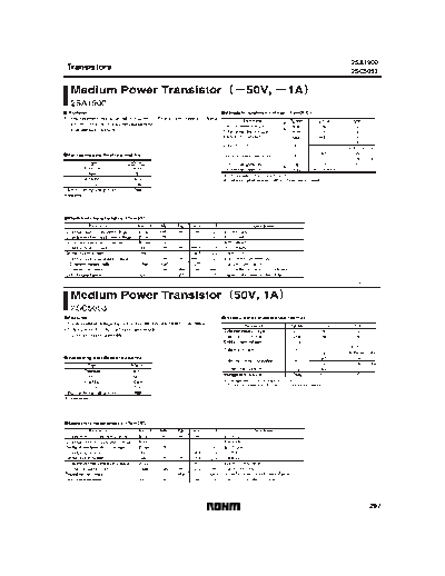 . Electronic Components Datasheets 2sa1900 2sc5053  . Electronic Components Datasheets Active components Transistors Rohm 2sa1900_2sc5053.pdf