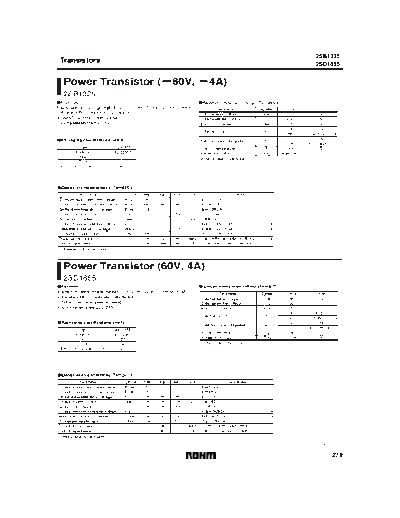 Rohm 2sb1335  . Electronic Components Datasheets Active components Transistors Rohm 2sb1335.pdf
