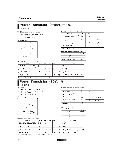Rohm 2sb1568  . Electronic Components Datasheets Active components Transistors Rohm 2sb1568.pdf