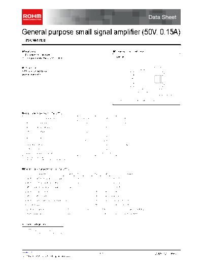 Rohm 2sc4617eb  . Electronic Components Datasheets Active components Transistors Rohm 2sc4617eb.pdf