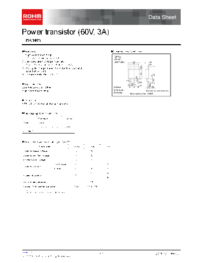 Rohm 2sc5825  . Electronic Components Datasheets Active components Transistors Rohm 2sc5825.pdf