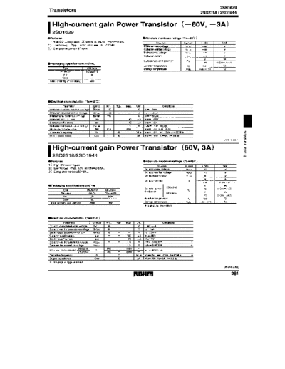 Rohm 2sd1944  . Electronic Components Datasheets Active components Transistors Rohm 2sd1944.pdf