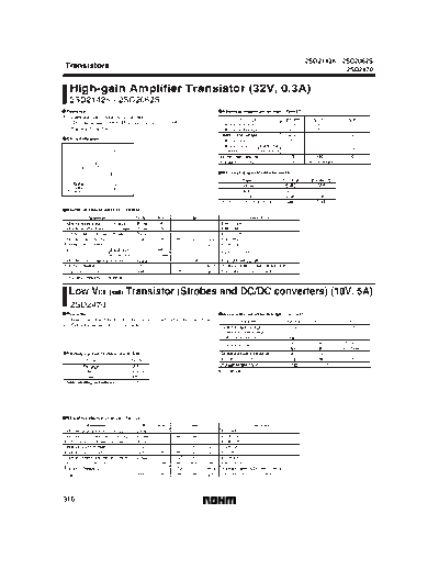 . Electronic Components Datasheets 2sd2142  . Electronic Components Datasheets Active components Transistors Rohm 2sd2142.pdf
